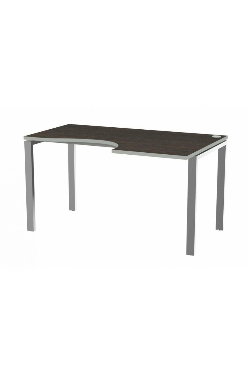 Стол угловой на металлокаркасе 60х31, 150x88x75 см